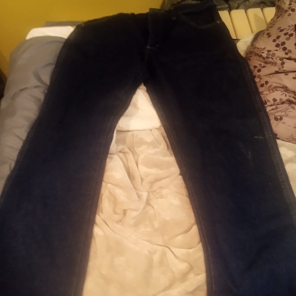 Vintage Rustler Jeans Dark Wash Denim Regular Straight Fit NWT 90s